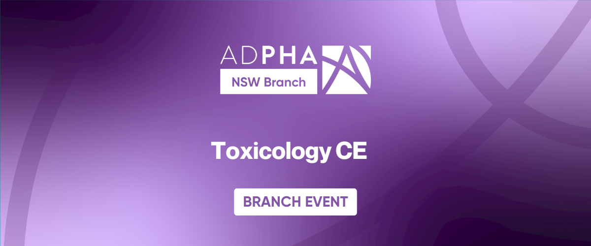 NSW Branch | Toxicology CE